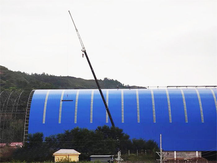 鹤岗煤棚网架工程
